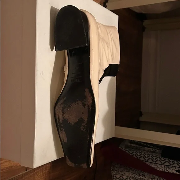 Fendi Black and Cream Go-Go Style Boots - Picture 5 of 6